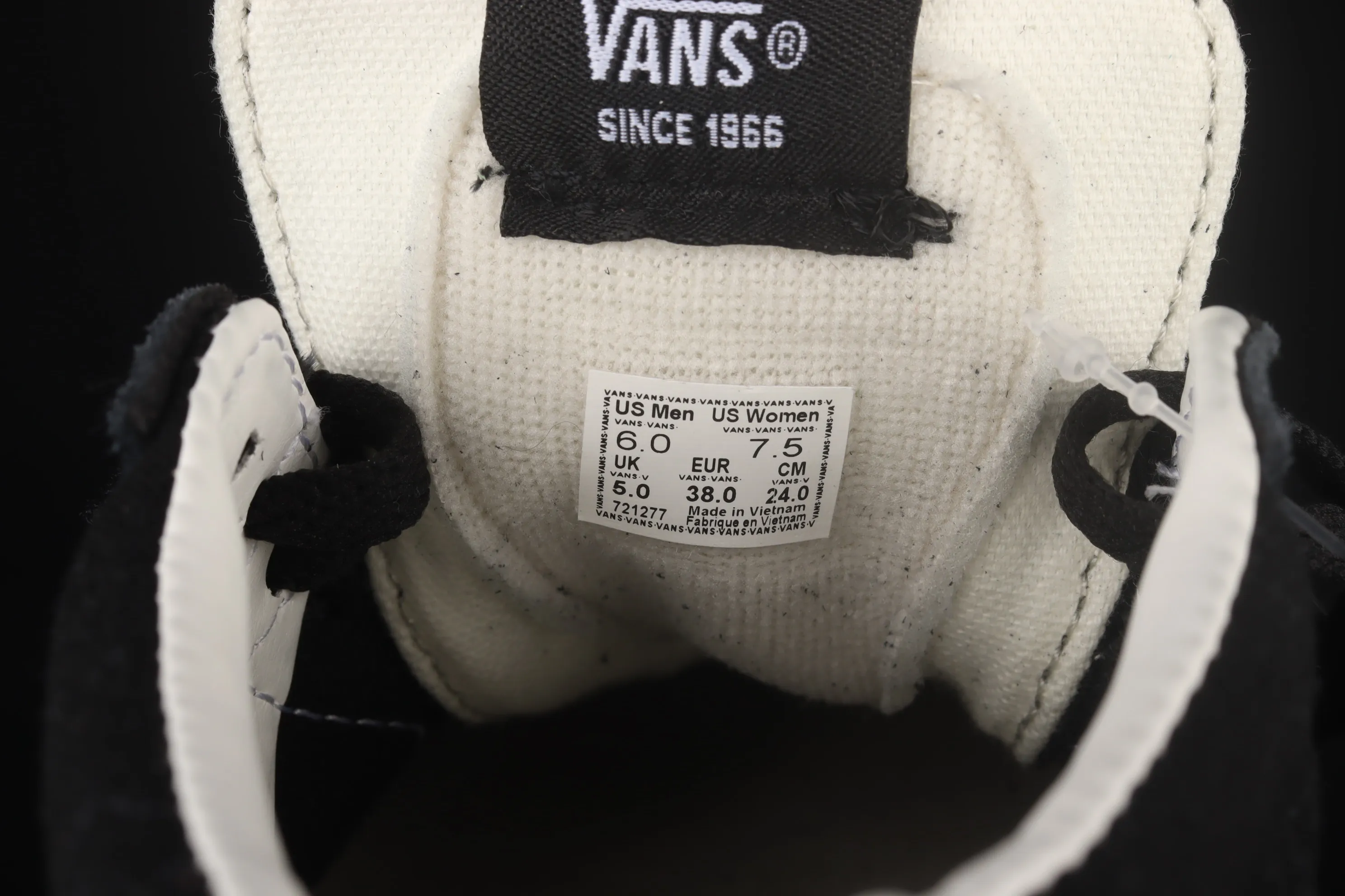 All categories Vans Vans series Vans Mid Vans China Vans Sk8-Mid official new cool transparent glass glue black Chinese sneakers VN0A3WM3ABC